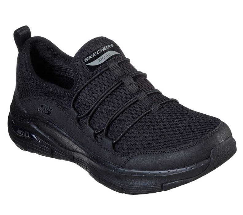 Skechers Dam Svarta Sneakers - Arch Fit - Lucky Thoughts - Sverige (CSGQU-6712)